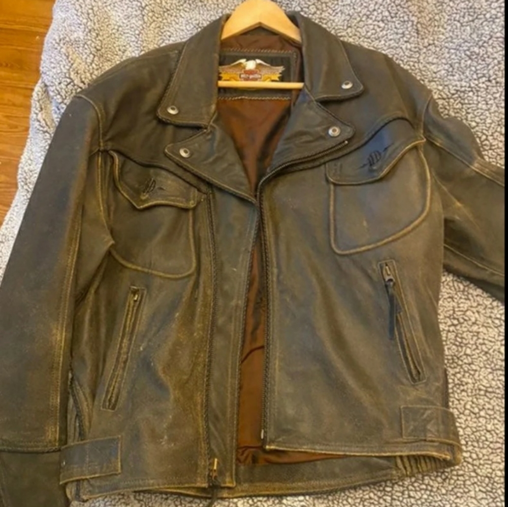 Harley Davidson Aviator Leather Jacket